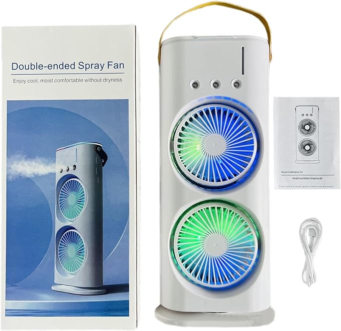 Double-Ended Cooling Mist Fan