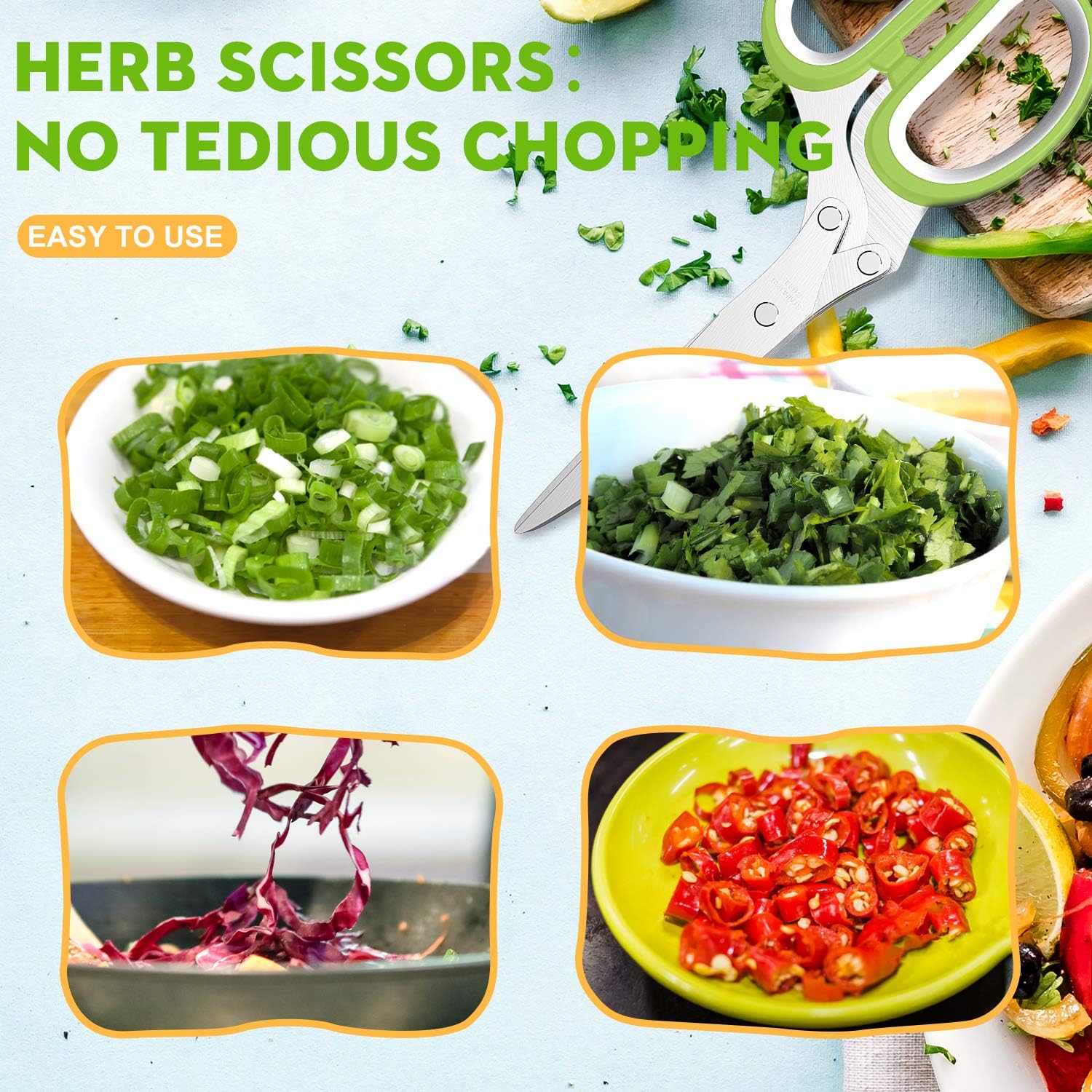 5-Blade Herb Scissors